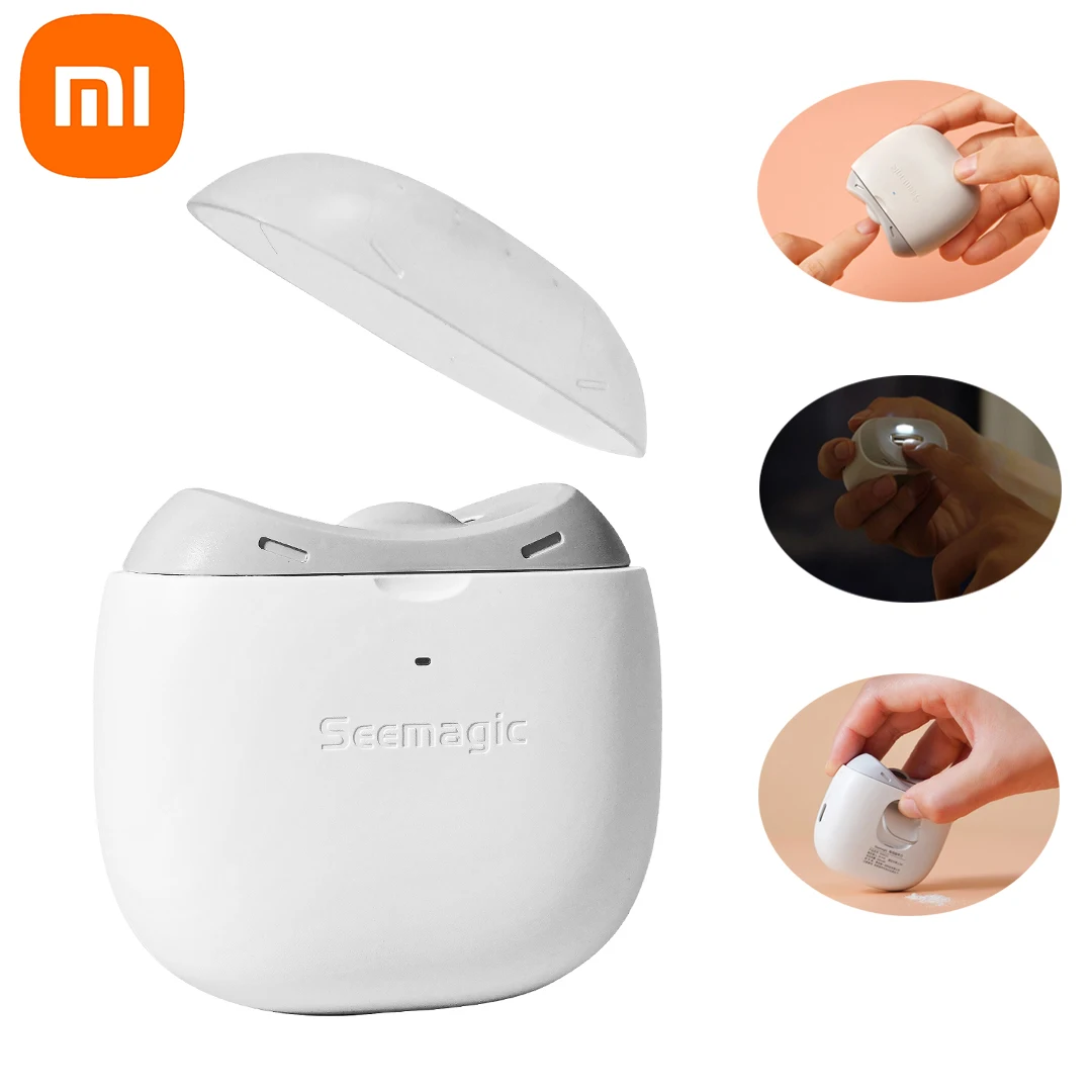 

Электрические автоматические кусачки для ногтей Xiaomi Seemagic с подсветкой, триммер, кусачки для ногтей, маникюр для детей и взрослых, безопасны...