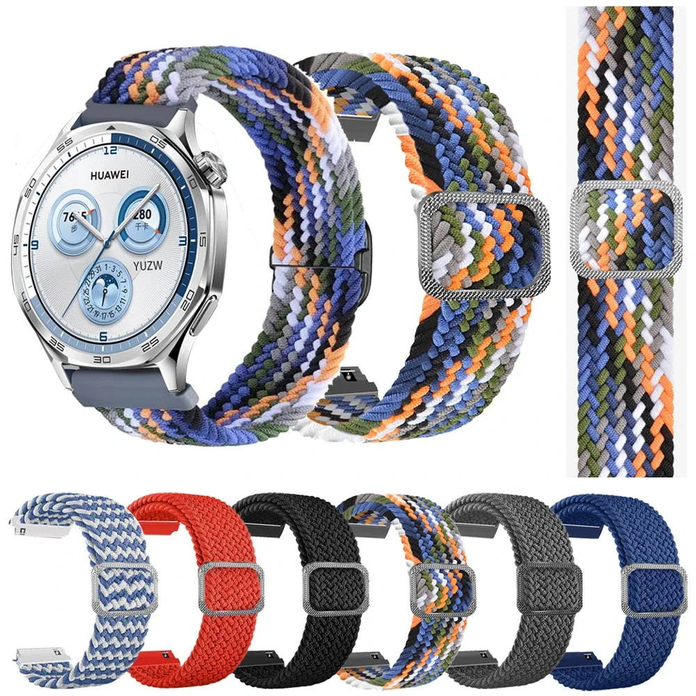 Кожаный ремешок для HUAWEI WATCH GT 5 4 46 мм/GT3/GT 2/GT2/Pro/42 мм браслет Runner Quickfit Samsung Galaxy Watch 7 6