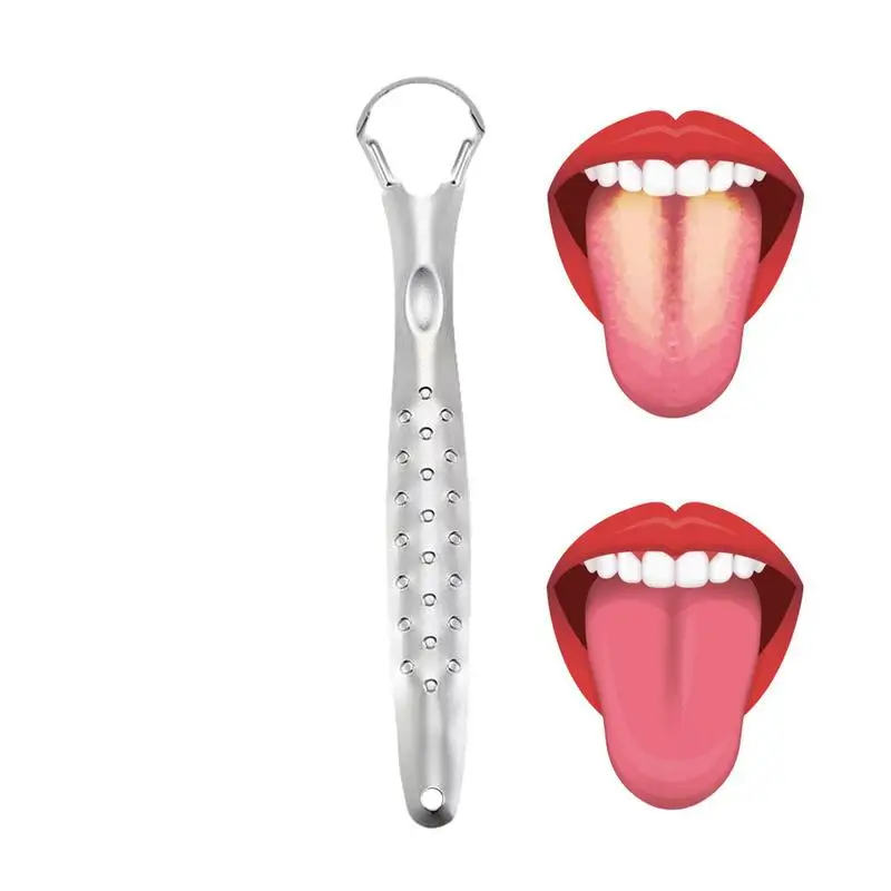 

Средство для очистки языка, металлические устройства для очистки языка для взрослых, скребок для языка, помогающий гигиене полости рта уменьшить неприятный запах дыхания