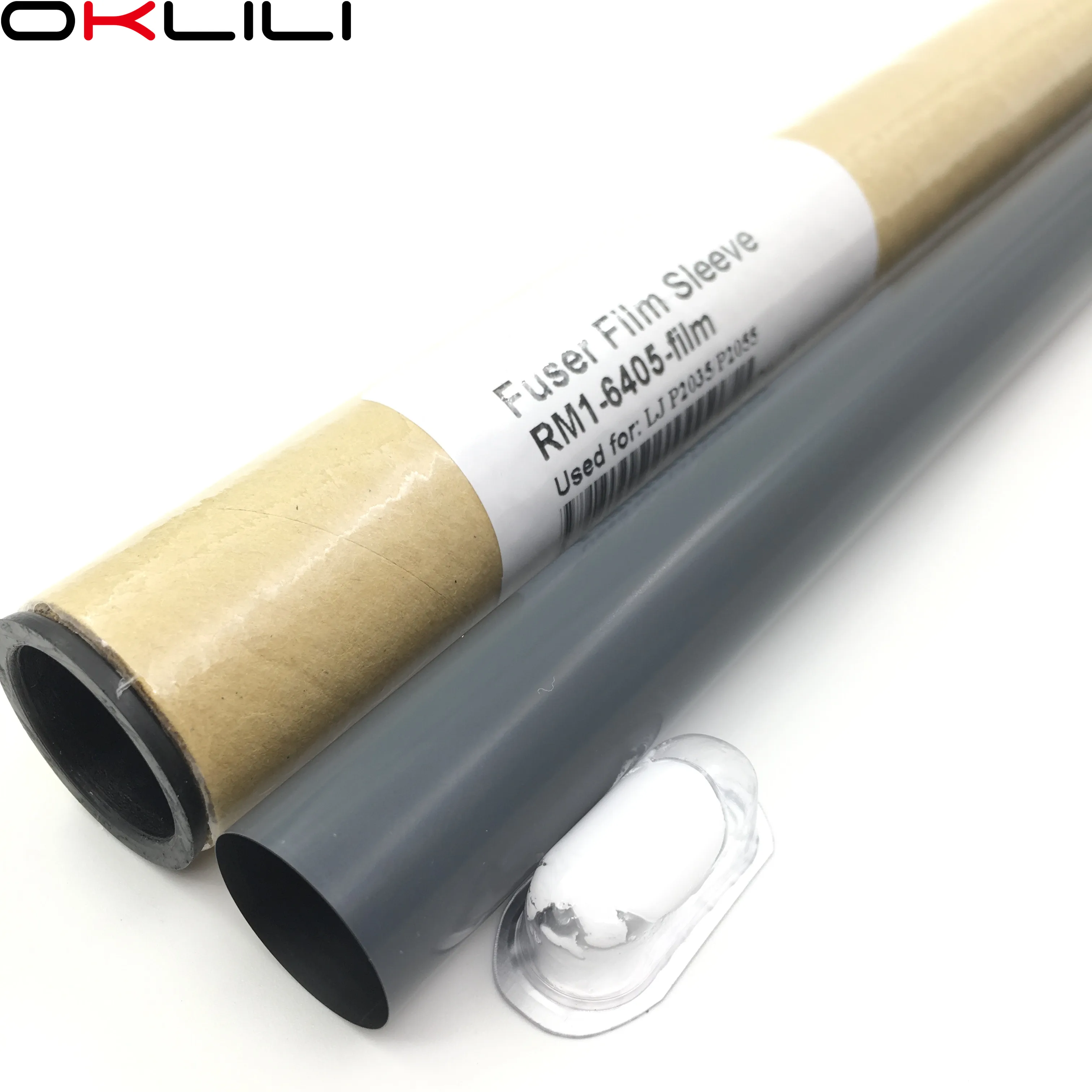 

1PC X JAPAN NEW Fuser film sleeve Fixing Film Sleeve + grease for HP P2035 P2055 P2030 P2050 M2727 P2014 Pro 400 M400 M401 M425