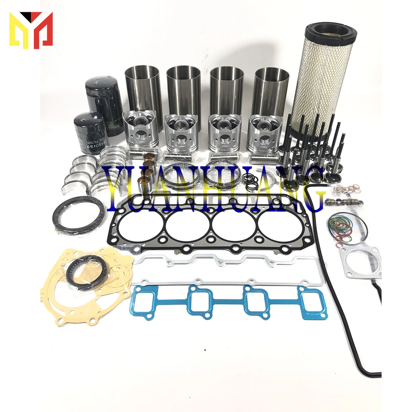 Repair Gasket Set For Yanmar Tractor Liner Piston Ring Bearing