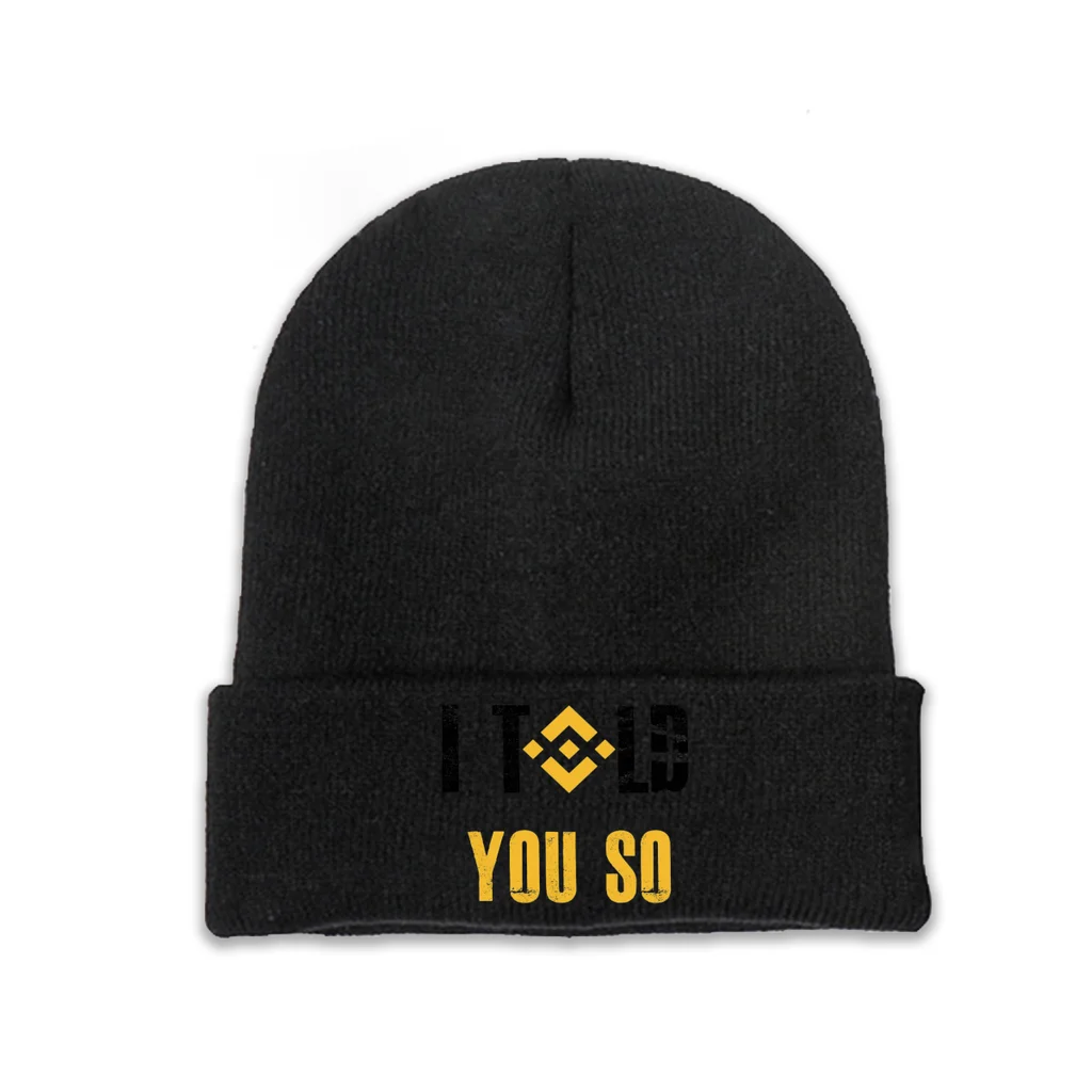 

Вязаные зимние теплые шапки Binance криптовалюты, шапки, Лыжные шапки унисекс