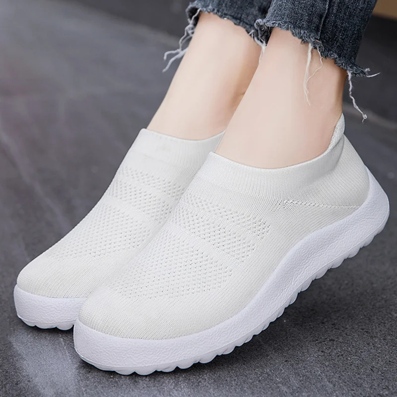 

Women Shoes Breathable Women Sneakers 2023 New Flats patos Mujer White Sports Shoes Flat Shoes For Women Casual Loafers Female