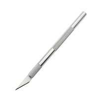 unisex single carving knife wholesale opp bag aluminum rod metal carving knife pencil knife tool diy student handmade knife