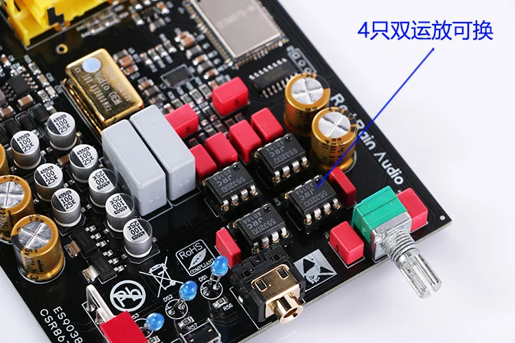 Ceny Rod Rain Audio ES9038Q2M DAC QCC5125 Bluetooth 5.1 APTX-HD LDAC Aptx-adaptacyjny Dekoder Dźwięku Wzmacniacz Słuchawkowy Hiby Fiio