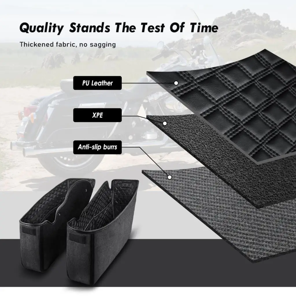 NICECNC вкладыши для сумок нестянутые Harley Factory Davidson все туристические модели 14-21