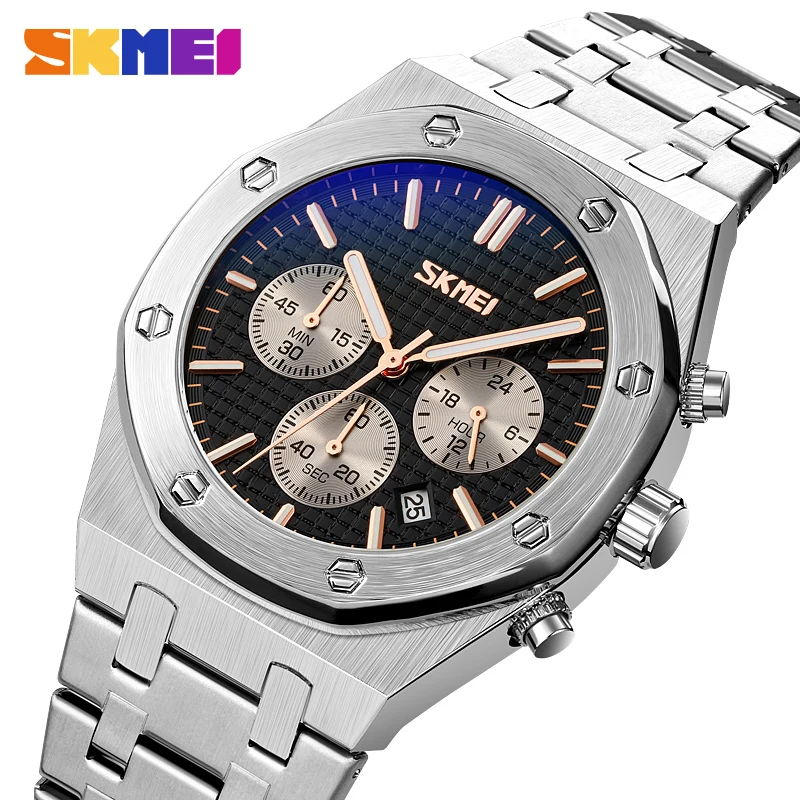 

SKMEI Japan Quartz Movement Wristwatches Man Casual Stopwatch Watches Mens Waterproof Date Time Sports Watch Relogio Masculino