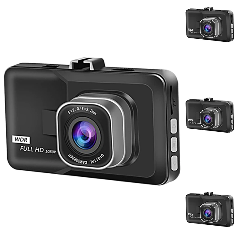 

3 Inch Car DVR Video Recorder 1080P Cycle Recording Night Vision Wide Angle