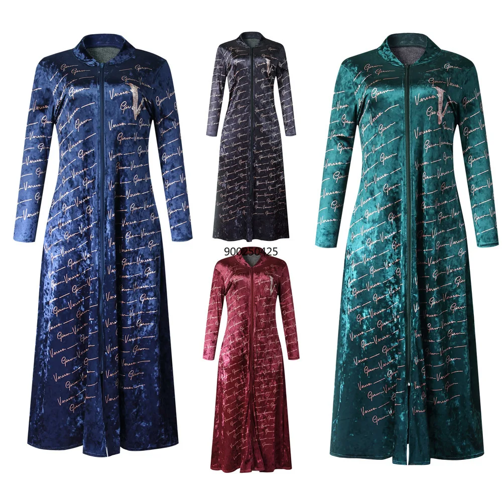 Бархатная африканская женская одежда осень/зима 2021 Африканская Одежда