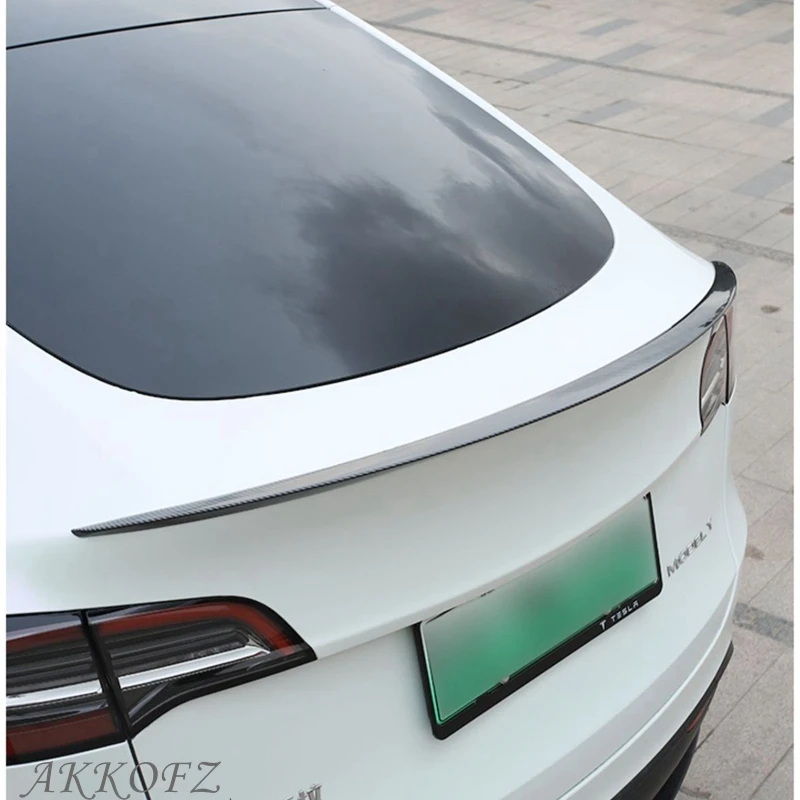 Для Tesla Model3/Model Y высококачественный АБС-материал углеродное волокно черный