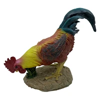 creative artificial rooster model home outdoors garden decoration ornament simulation chicken christmas decor