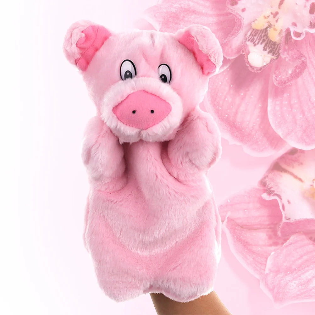

Hand Puppets Puppet Toy Animal Kids Prop Teaching Preschool Friends Barn Buddiesfor Stuffed Piggy Plush Finger Storytelling