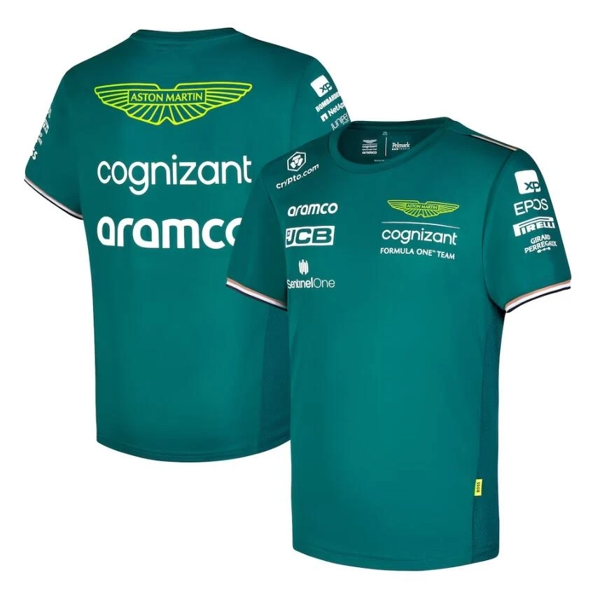 

Aston Martin Summer Breathable Formula One Racing T-shirt 3D Print Men's Sports Fashion T-shirt Children's T-shirt Casual Shirt