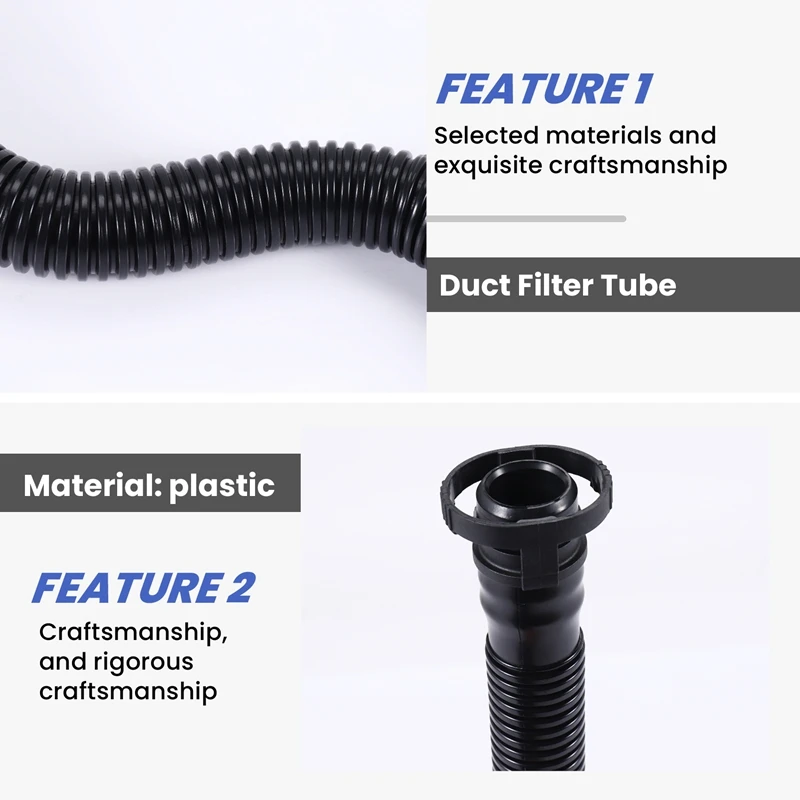 Автомобильный воздуховод фильтрованная труба воздухозаборный шланг с резиновым