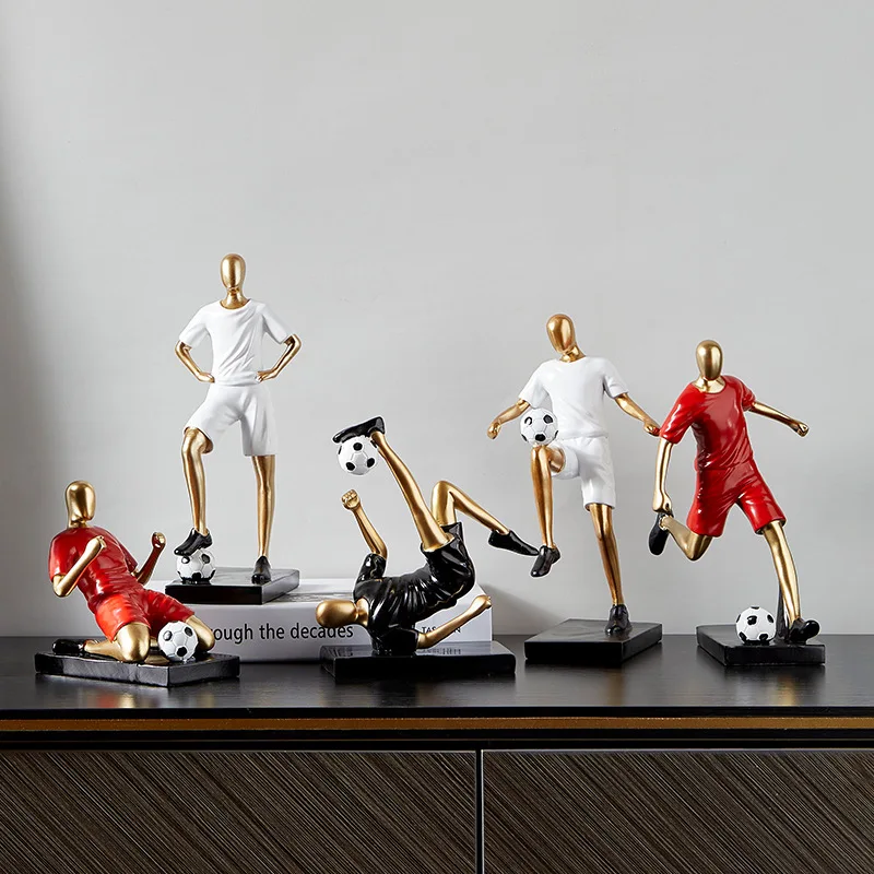 

Домашний декор, Статуэтка из искусственной смолы, настольное ремесло, скульптура, сувениры для любителей спорта