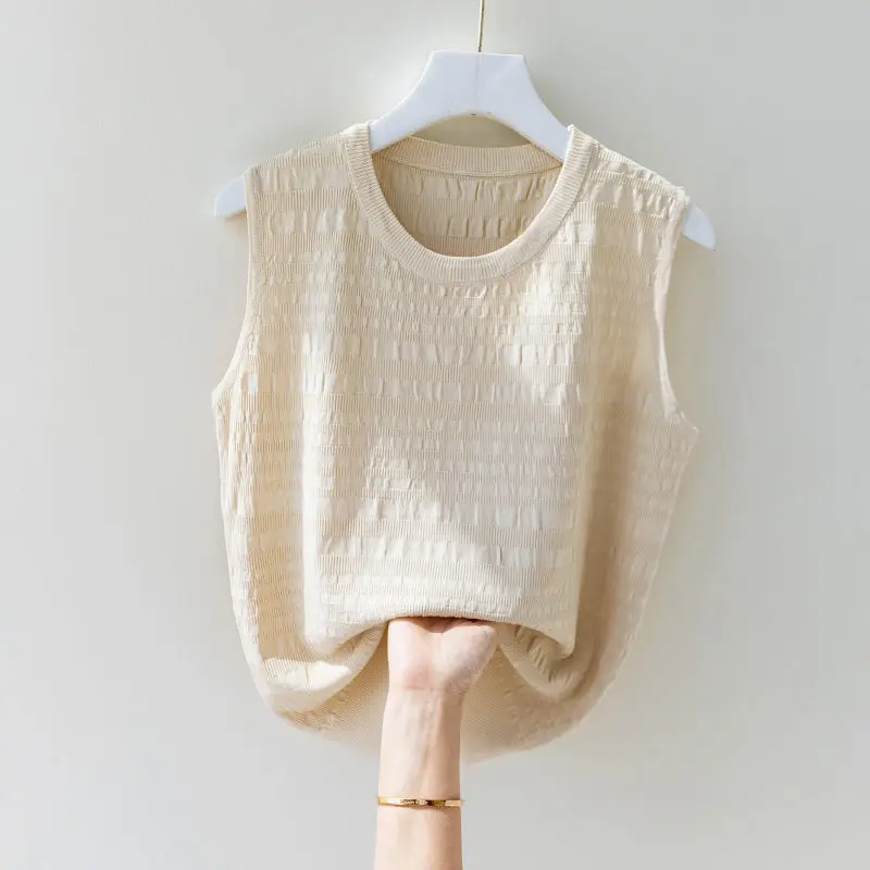 Женская одежда для офиса Женский однотонный пуловер с круглым вырезом футболка