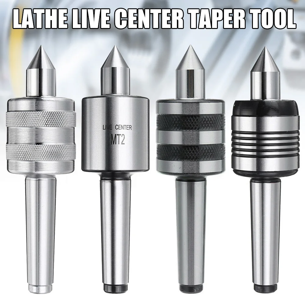 

MT1 MT2 MT3 MT4 Steel Lathe Live Center Taper Tool Triple Bearing CNC Live Revolving Milling Center Taper Machi