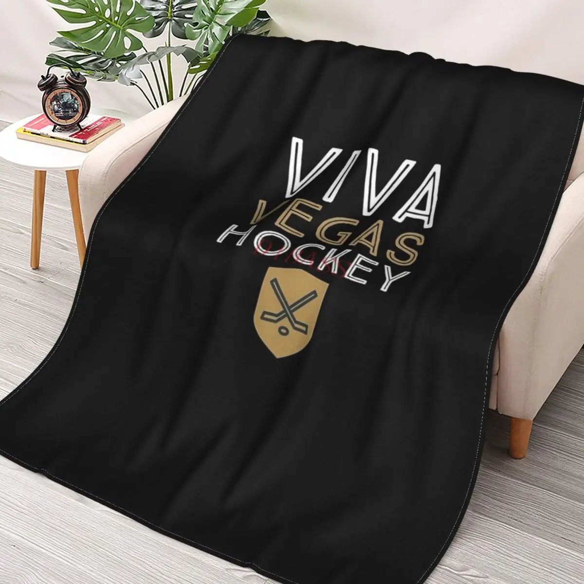 

Фланелевое Одеяло с 3D-принтом для хоккея Viva Vegas