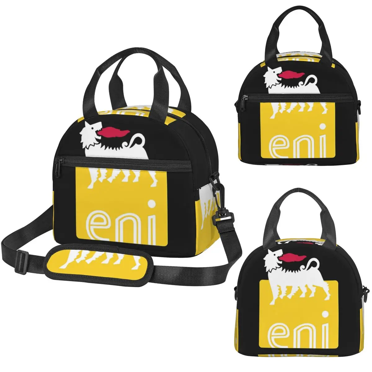 Фото Термосумка для обедов Agips Eni Racing Car Oil для детей, школьный термоконтейнер, переносная сумка-холодильник для еды №1