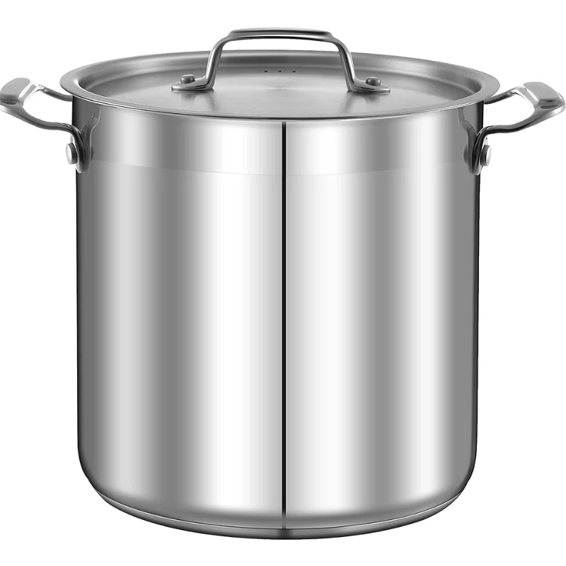 

Кастрюля из нержавеющей стали, 16 кварт, 18/8 дюймов