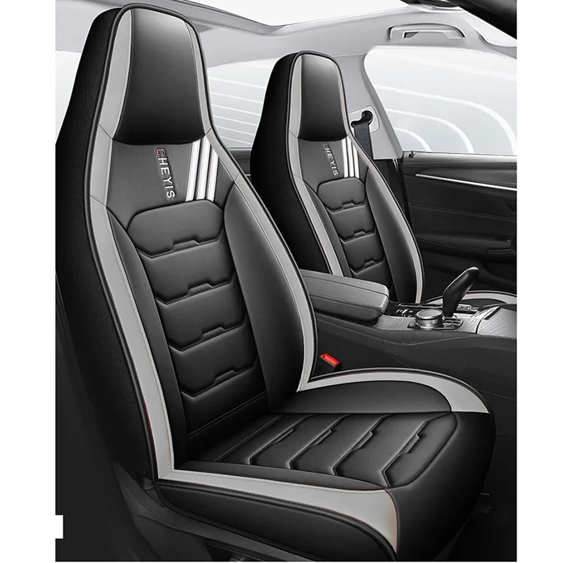 Универсальные кожаные чехлы на сиденья автомобиля для Maserati MAZDA Opel Acura Chery kia NISSAN