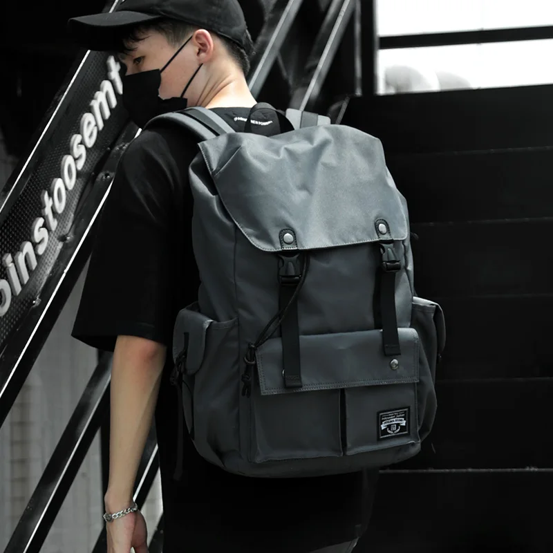 

New Fashion Men Backpack Waterproof 15.6 inch Laptop Bagpack Anti-theft Travel Backbag School Backpacks for Teens Boy Mochila