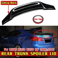 rmauto real carbon fiber car rear trunk spoiler lid boot wing lip for lexus is250 is350 isf 2006 2013 rt style rear spoiler