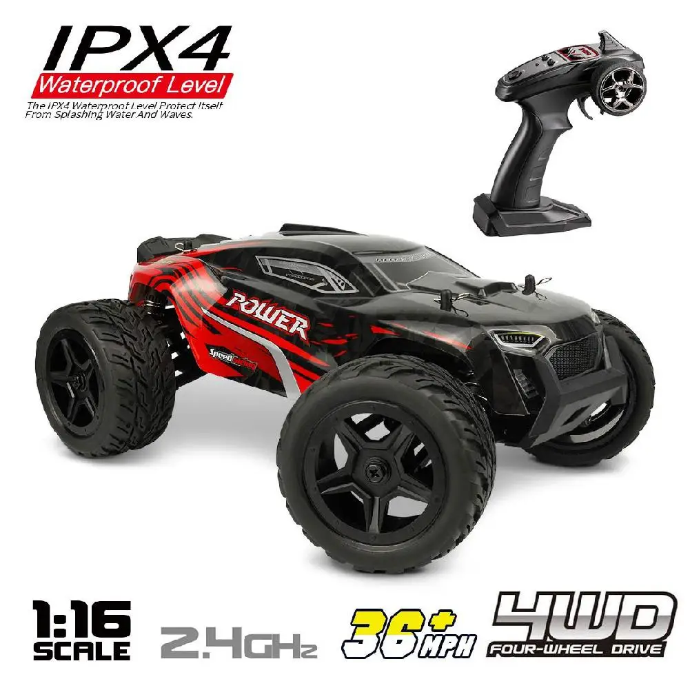 

TPFOCUS G172 Remote Control Car 1:16 High Speed 2.4G Four-wheel Drive Climbing RC Car Toys for Kids Boys 40km/h