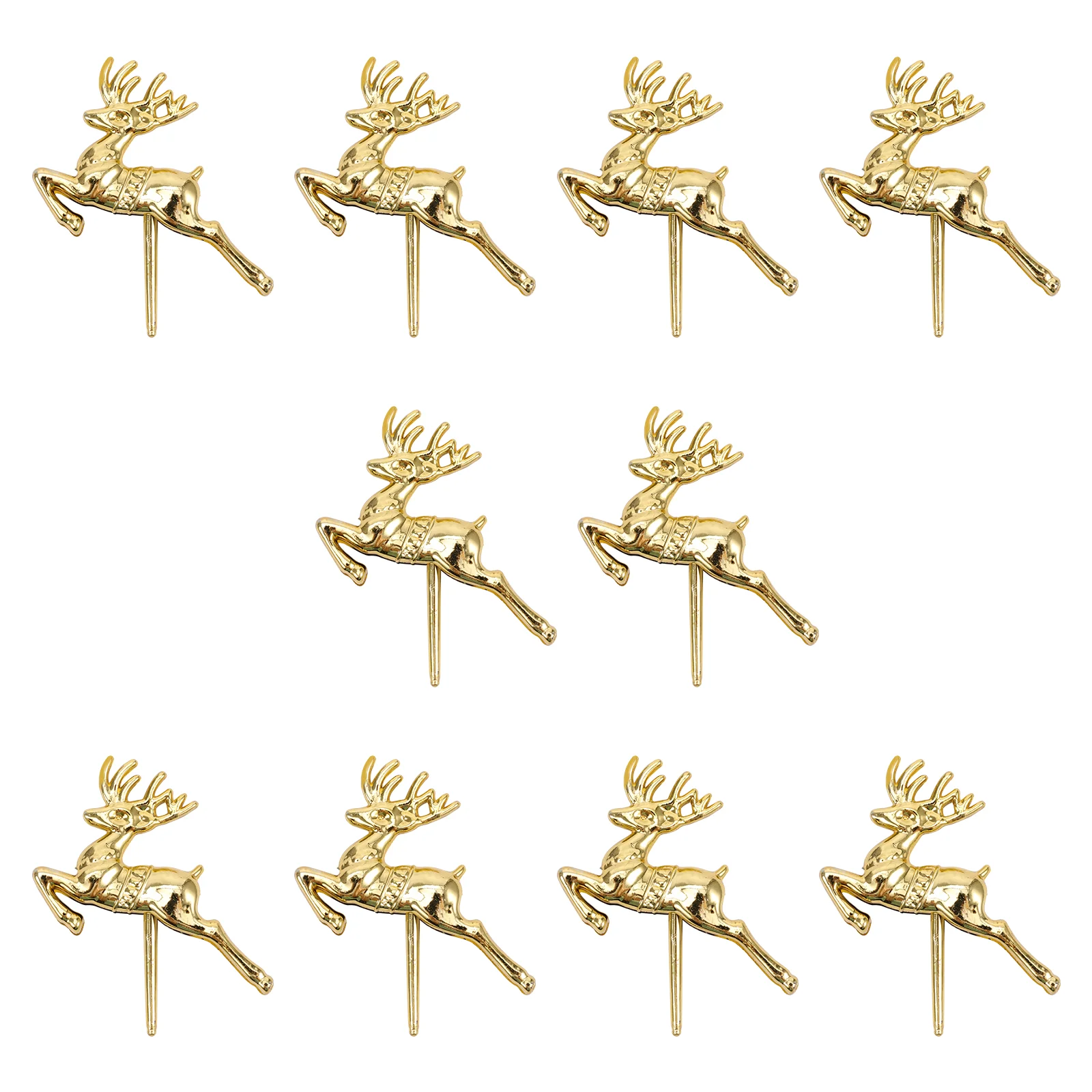 

Christmas Picks Topper Cupcake Cake Dessert Toppers Antler Deer Holiday Cocktail Appetizerfruit Supplies Party Decorations