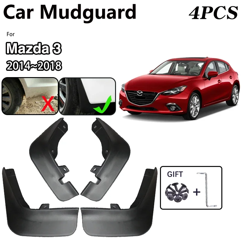 

Для Mazda3 BM BN Mazda 3 Axela седан хэтчбек 2014 ~ 2018 Брызговики автомобильные Брызговики