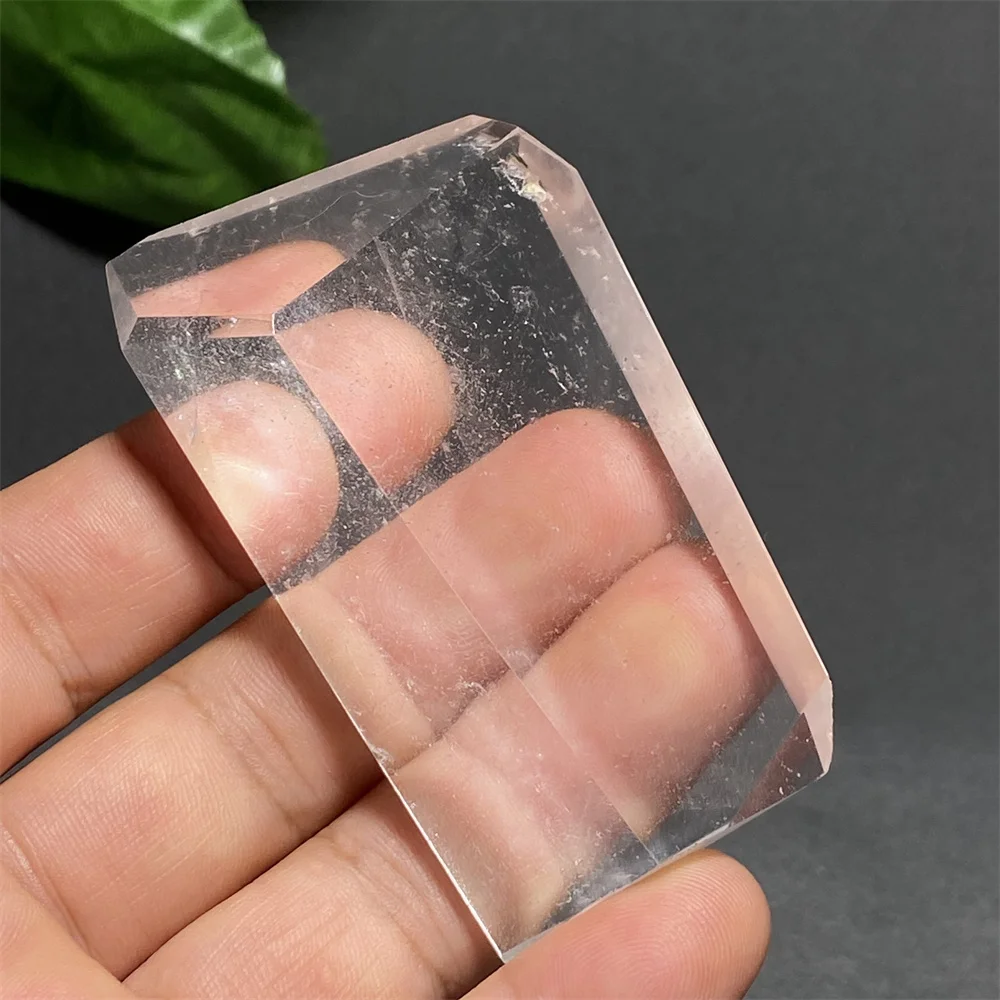 1 шт. натуральный прозрачный белый кристалл полиэдрон кварцевый исцеляющий