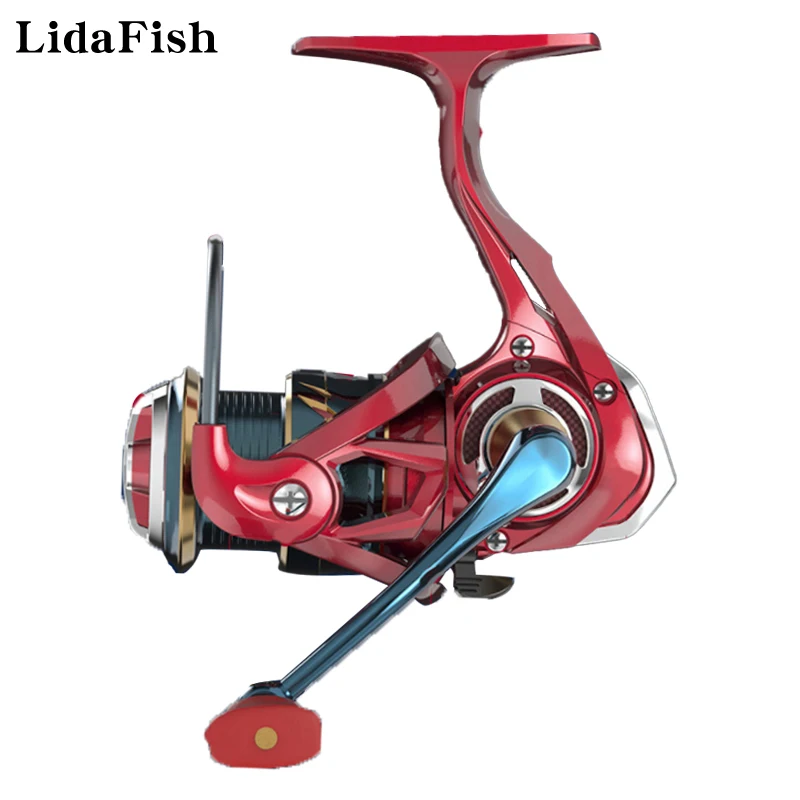 

LIDAFISH High Quality 6.2:1 Waterproof Fishing Reel 5kg Max Drag Soft Rubber Grip Spinning Reel Fishing Accessories