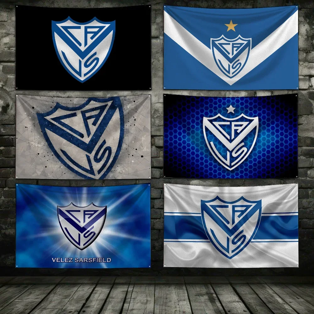Флаг Vélez Sarsfield 90x150 см