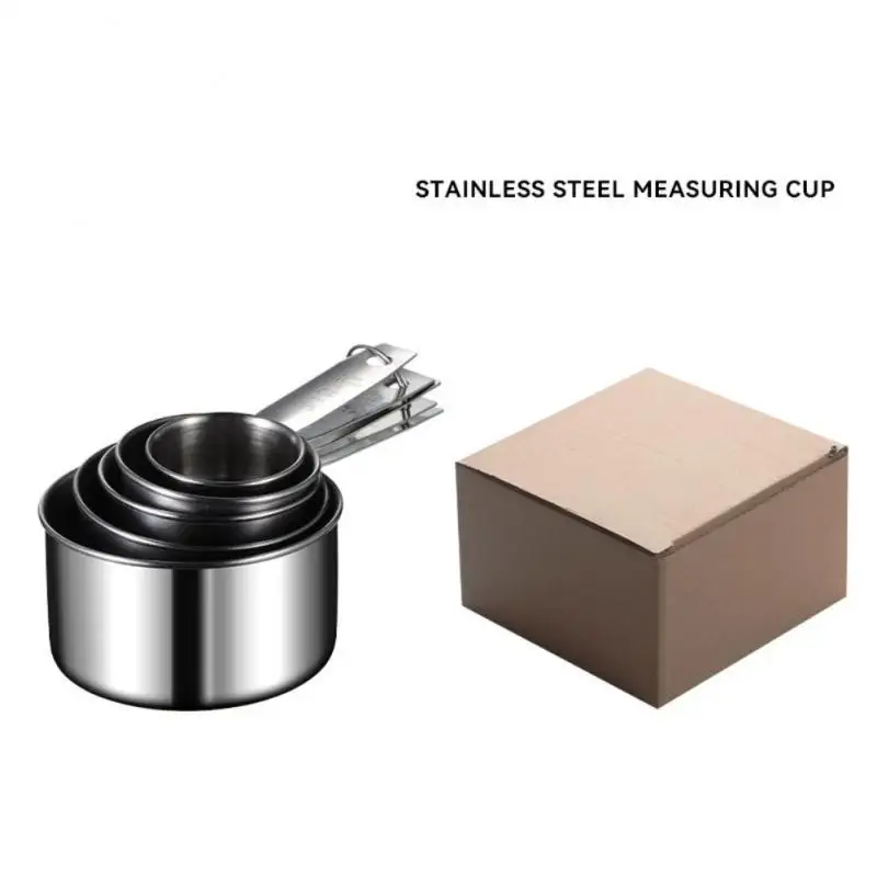 

Посуда для выпечки, мерная чашка, мерная ложка, набор из нержавеющей стали, Штабелируемая кухонная мерная ложка, набор мерных ложек