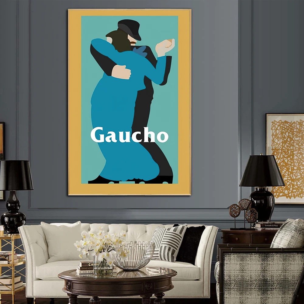 Винтажные альбомные плакаты и принты Gaucho рок-группы Steely Dan Картина на холсте