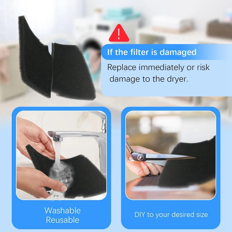 Запасные части для фильтров сушильной машины черные деталей Beko/Grundig/Elektra Bregenz/Blomberg