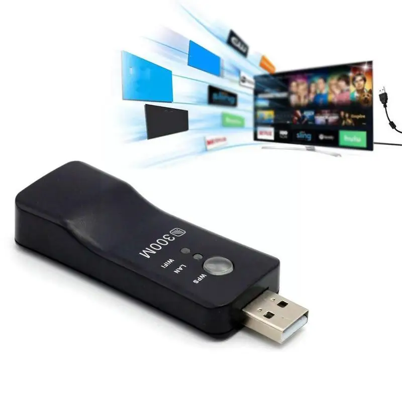 Usb-адаптер M300 для беспроводной локальной сети Wifi-адаптер ТВ Blu-Ray плеера