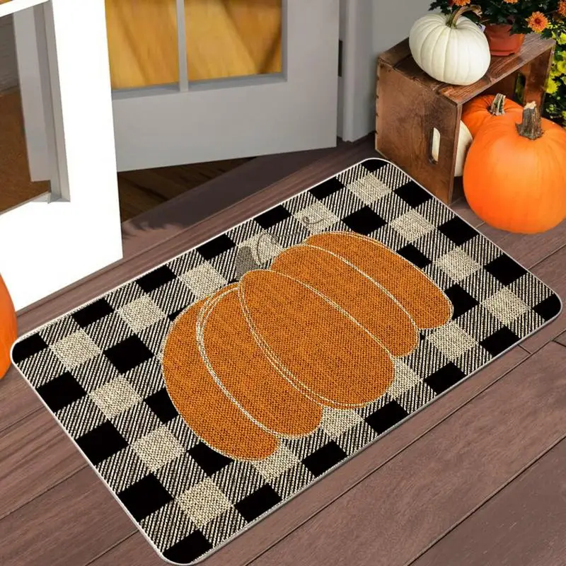 markii Pumpkin Halloween Dywaniki Welcome Mat Dywan Rug Home Decor 19x30 Inch Harvest Front Door