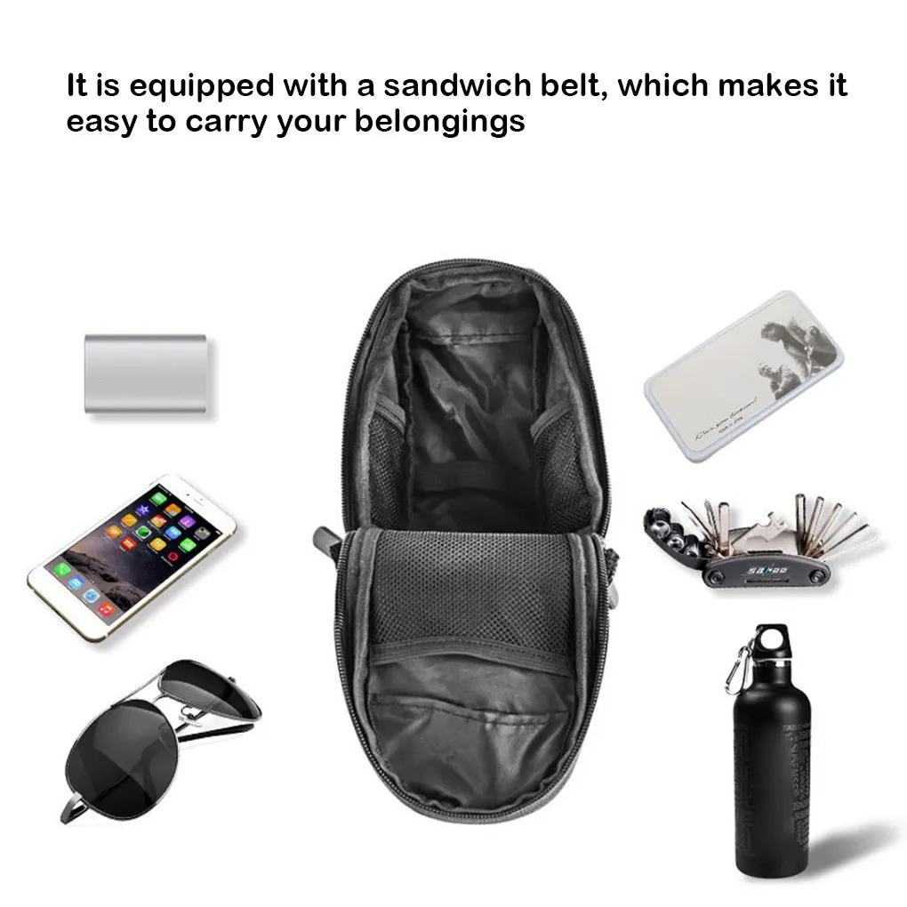 

Сумка-седло велосипедная, водонепроницаемый Вместительный Мешок на бутылку, устойчивый к царапинам, стойкие принадлежности для велоспорта, мешок на сиденье