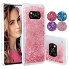 Противоударный чехол с жидким песком для Xiaomi Poco X3 GT F2 M3 M4 X3 Pro NFC C31 11T Pro 11 Lite 5G NE, мягкий Блестящий силиконовый чехол