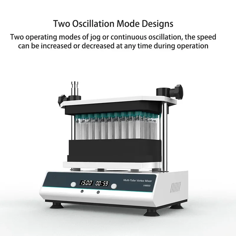 Многотрубный вихревой миксер с цифровым дисплеем Многопробный Вихревой