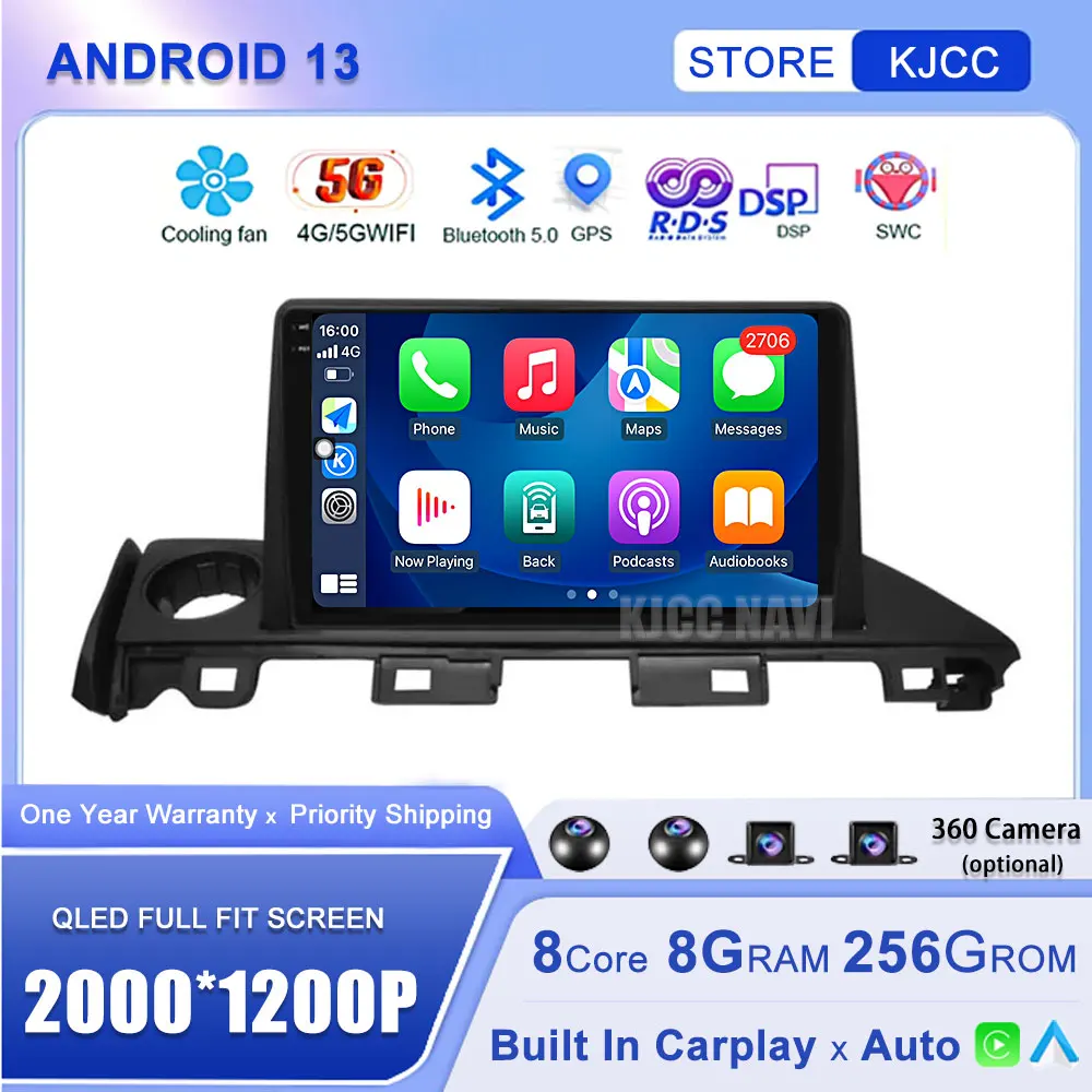 ΠΠ²ΡΠΎΠΌΠΎΠ±ΠΈΠ»ΡΠ½ΡΠΉ ΡΠ°Π΄ΠΈΠΎΠΏΡΠΈΠ΅ΠΌΠ½ΠΈΠΊ Π½Π° Android 13 Π΄Π»Ρ Mazda 6 Atenza 3 2016 2017 2018 GPS-Π½Π°Π²ΠΈΠ³Π°ΡΠΈΡ 4G WIFI Π²ΠΈΠ΄Π΅ΠΎΠΊΠ°ΠΌΠ΅ΡΠ° BT Carplay DSP ΠΏΠ»Π΅Π΅Ρ Π±Π΅Π· DVD ΠΠ²ΡΠΎΠΌΠΎΠ±ΠΈΠ»ΡΠ½ΡΠΉ ΡΠ°Π΄ΠΈΠΎΠΏΡΠΈΠ΅ΠΌΠ½ΠΈΠΊ Π½Π° Android 13 Π΄Π»Ρ Mazda 6 Atenza 3 2016 2017 2018 GPS-Π½Π°Π²ΠΈΠ³Π°ΡΠΈΡ 4G WIFI Π²ΠΈΠ΄Π΅ΠΎΠΊΠ°ΠΌΠ΅ΡΠ° BT Carplay DSP ΠΏΠ»Π΅Π΅Ρ Π±Π΅Π· DVD