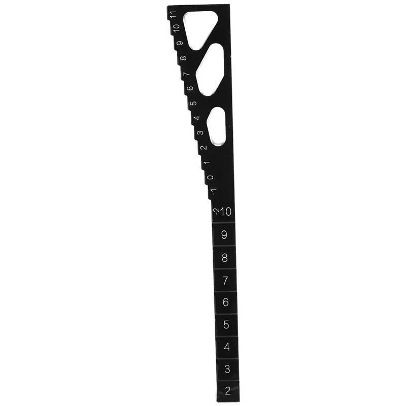 Metal Ride Height Droop Gauge Adjuster Ruler Measuring Tool For 1/8 1/10 1/12 Rc Car,black
