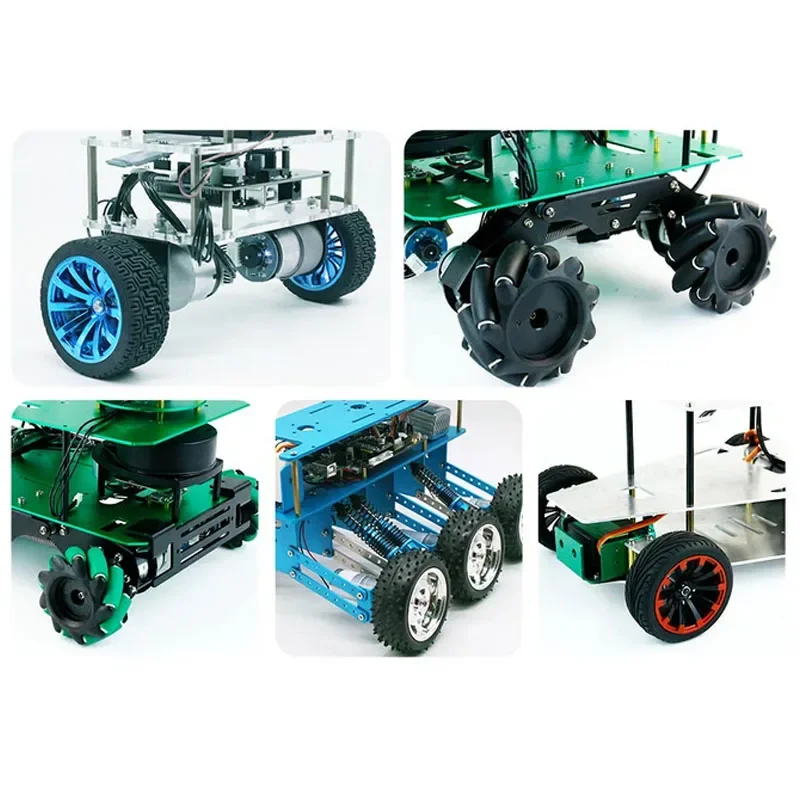 Умное автомобильное колесо 65 мм 85 резиновая шина Mecanum и шестиугольная муфта для