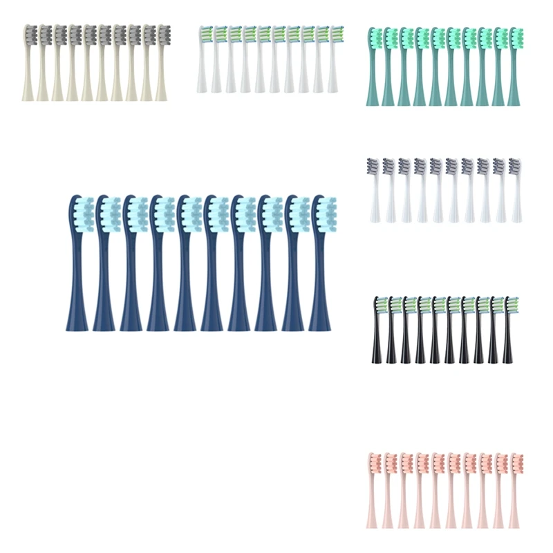 

Сменные насадки для электрической зубной щетки Oclean Flow/X PRO/F1/ One/ Air 2, 10 шт.