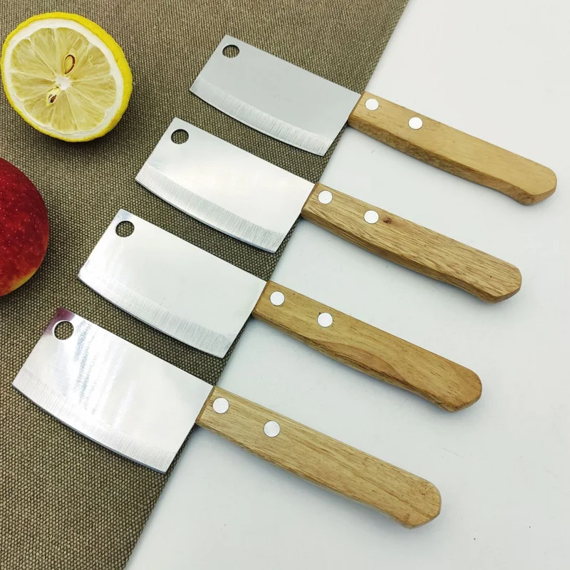 

Mini Kitchen Utility Knife Cheese Knife Pizza Knives Cheese Pizza Cake Knives Razor Sharp Blade Cooking Slicing Korea Cleaver