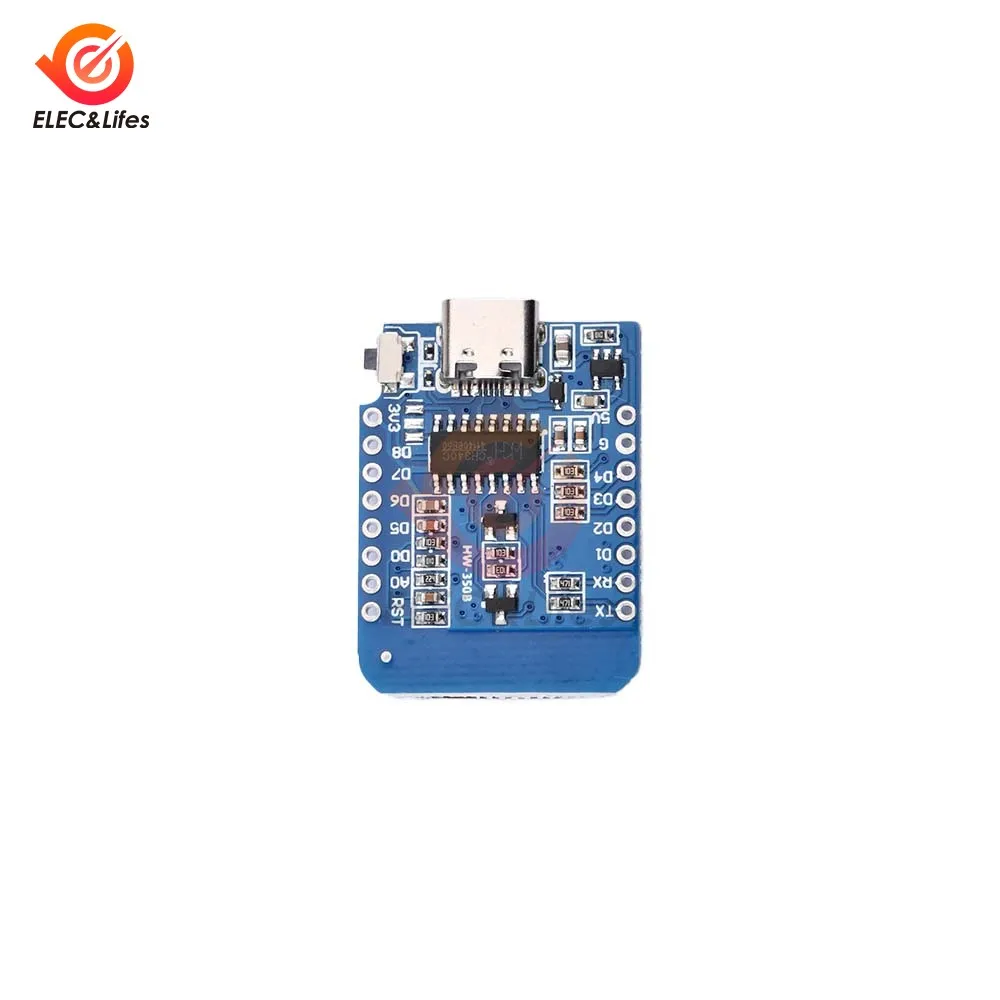 2 шт. D1 Мини-плата для разработки Wi-Fi ESP8266 Φ CH340G CH340 Wemos Mini Nodemcu Lua Iot плата 3 В