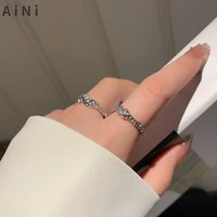 modern jewelry metal rings simply design hot sale round geometric fashion women finger rings for wedding party gifts