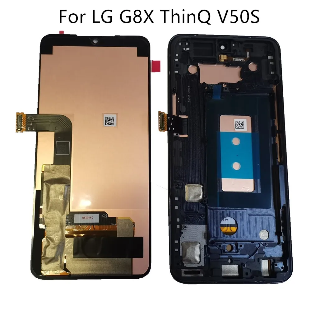 ЖК-экран для LG G8X ThinQ V50s сенсорный экран дигитайзер в сборе запасные части