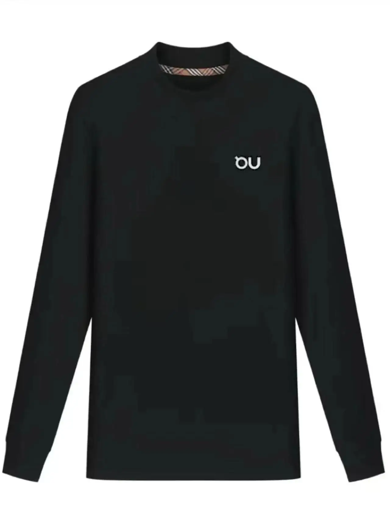 Spring Autumn and Winter High Elastici Half-high Collar Hoodie [888]]